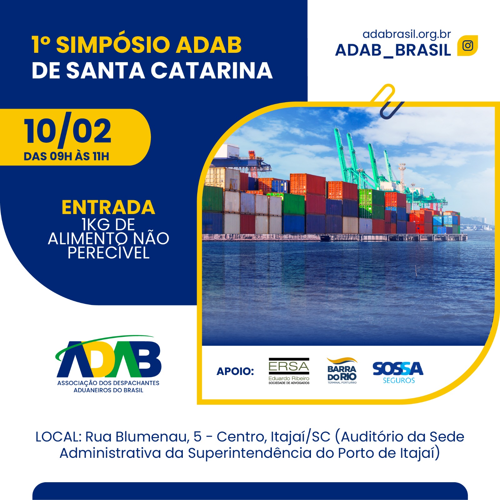 1º Simpósio ADAB Santa Catarina
